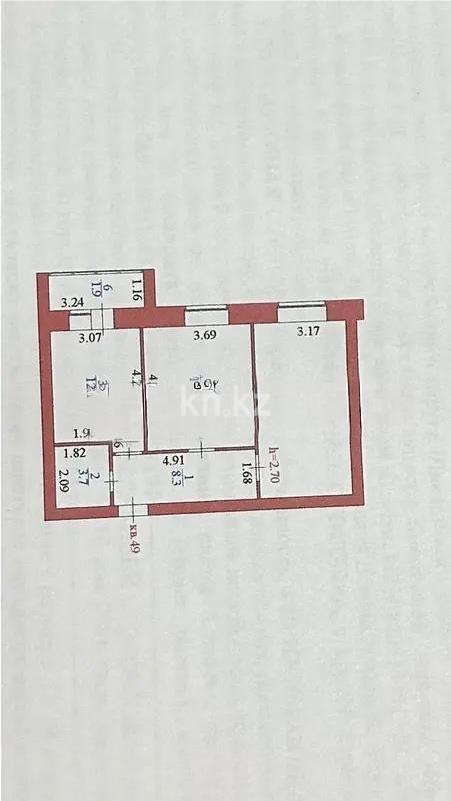 Продажа 2-комнатной квартиры, 61 м² - Продажа квартир в новостройках Астаны - страница 162 фото 2 из 2