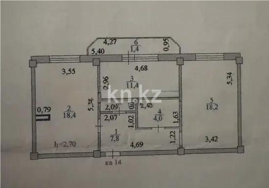 Продажа 2-комнатной квартиры, 61.2 м² - Продажа двухкомнатных квартир в Астане - страница 6 фото 5 из 5