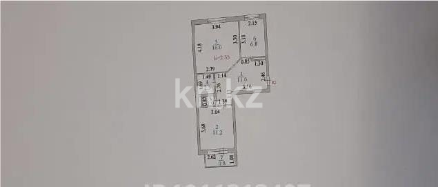 Продажа 2-комнатной квартиры, 50 м² - Продажа квартир в р-не Сарыарка Астаны фото 6 из 6