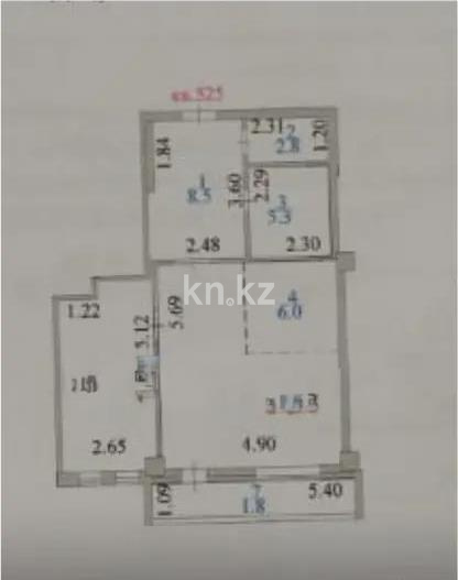 Продажа 2-комнатной квартиры, 59 м², ул. Акан Серы, дом  16 в Астане - фото 4