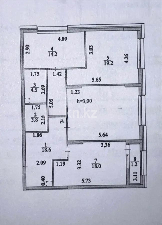Продажа 3-комнатной квартиры, 103 м² - Продажа трехкомнатных квартир от собственников в Астане - страница 68 фото 6 из 6