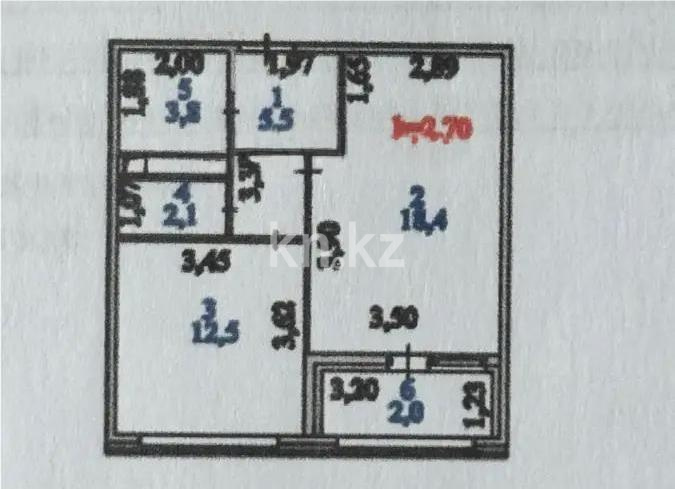 Продажа 1-комнатной квартиры, 44.4 м² - Продажа квартир в Казахстане - страница 17 фото 5 из 5