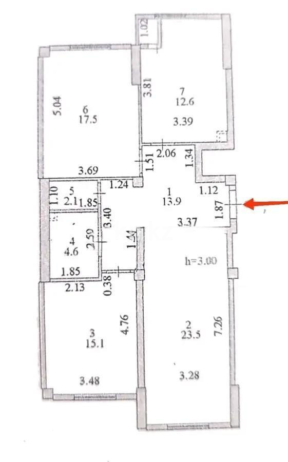 Продажа 4-комнатной квартиры, 90.5 м² - Продажа квартир в новостройках Астаны без посредников с фото - страница 2 фото 1 из 1