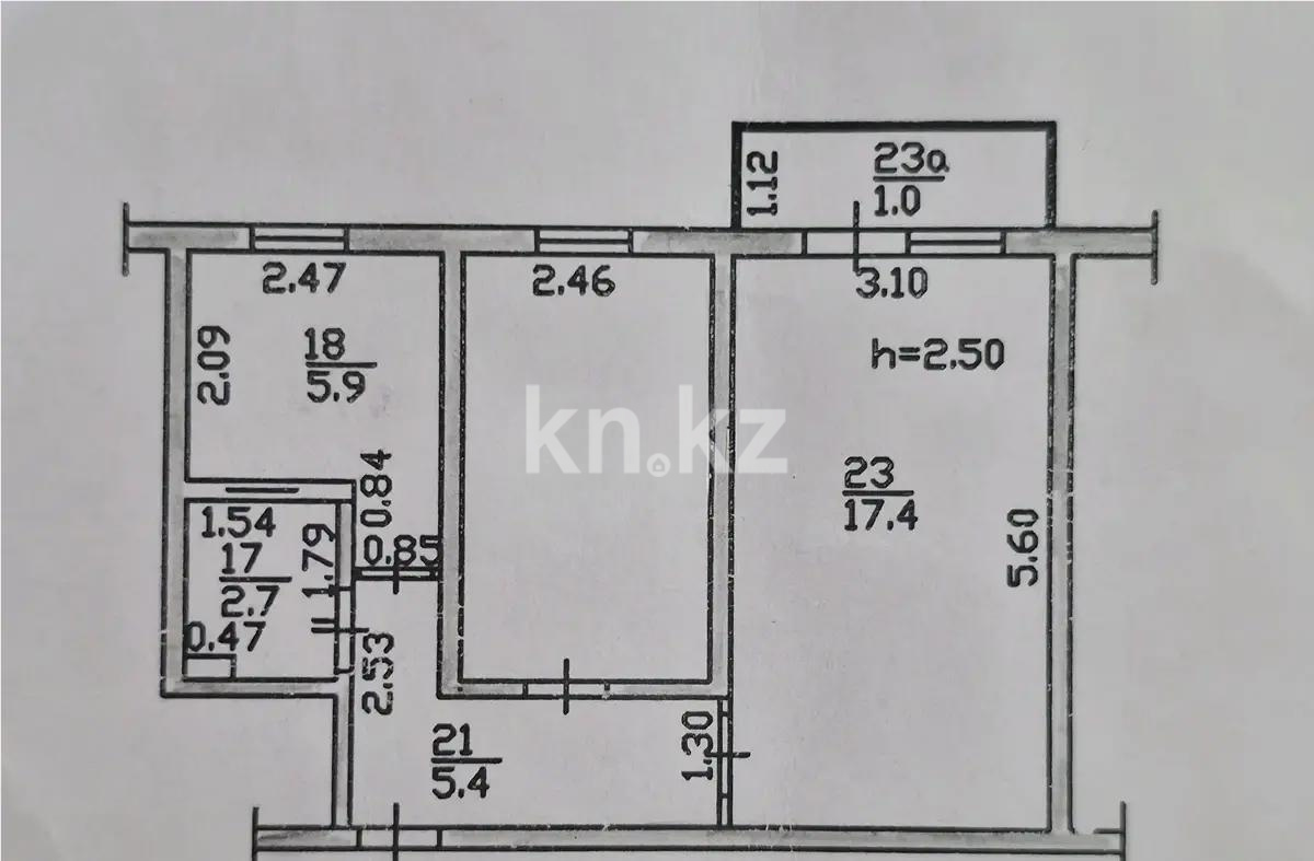 Продажа 2-комнатной квартиры, 42.7 м², ул. Макатаева, дом  168 - Продажа квартир в Алматы фото 1 из 1