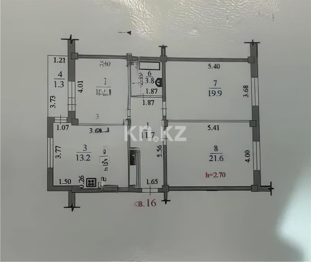 Продажа 3-комнатной квартиры, 88 м², мкр. Зердели, дом  1/82 - Продажа квартир в Алматы фото 1 из 1
