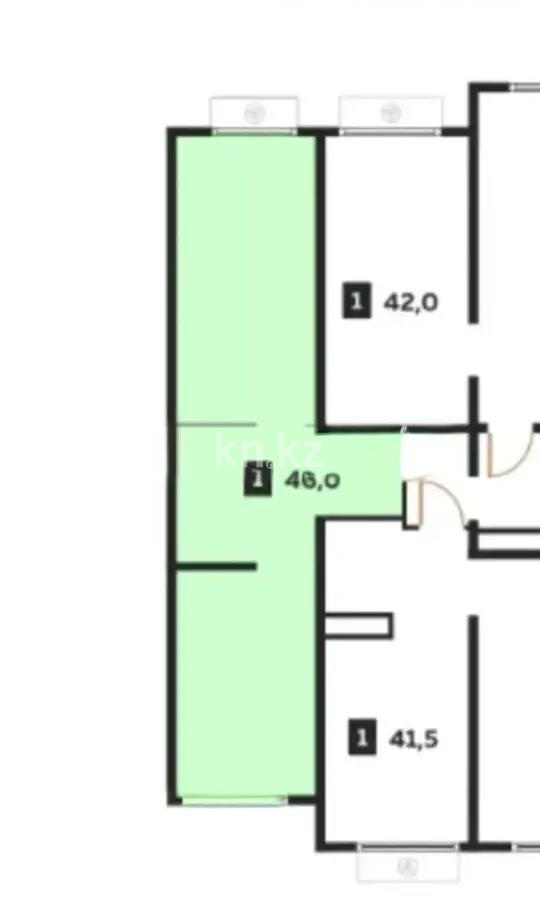 Продажа 2-комнатной квартиры, 46 м², мкр. Кайрат, дом  153/2 стр - Продажа квартир в Казахстане фото 1 из 1