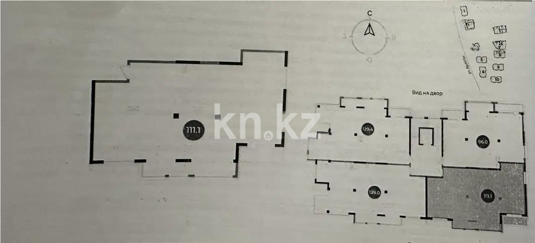 Продажа 3-комнатной квартиры, 111.1 м², ул. Арайлы, дом  20/12 - Продажа  трехкомнатных квартир в Алматы без посредников фото 1 из 1