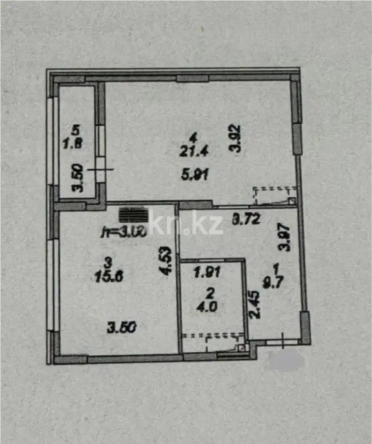 Продажа 2-комнатной квартиры, 53 м², пр. Туран, дом  39 - Продажа квартир в Астане без посредников с фото фото 1 из 1