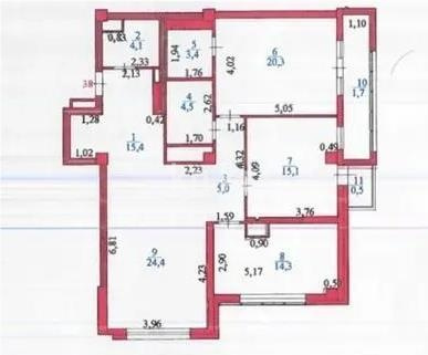 Продажа 3-комнатной квартиры, 109 м² - Продажа трехкомнатных квартир в Казахстане - страница 13 фото 5 из 5