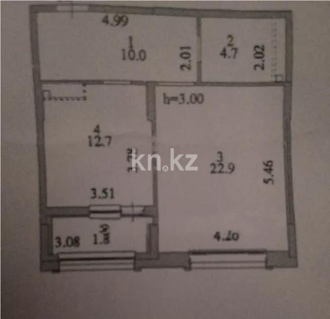 Продажа 1-комнатной квартиры, 52.1 м² в Астане - фото 3