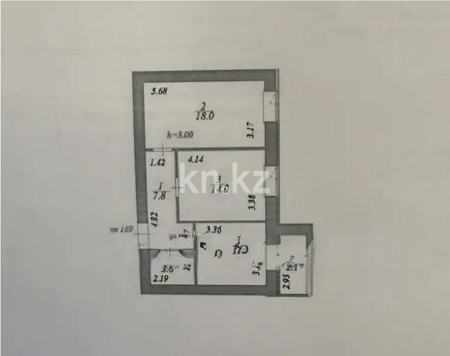 Продажа 2-комнатной квартиры, 56 м² - Продажа двухкомнатных квартир от собственников в Астане - страница 10 фото 1 из 1