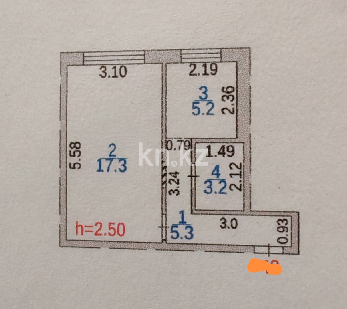 Продажа 1-комнатной квартиры, 31 м² - Недвижимость в Казахстане - страница 14 фото 9 из 10