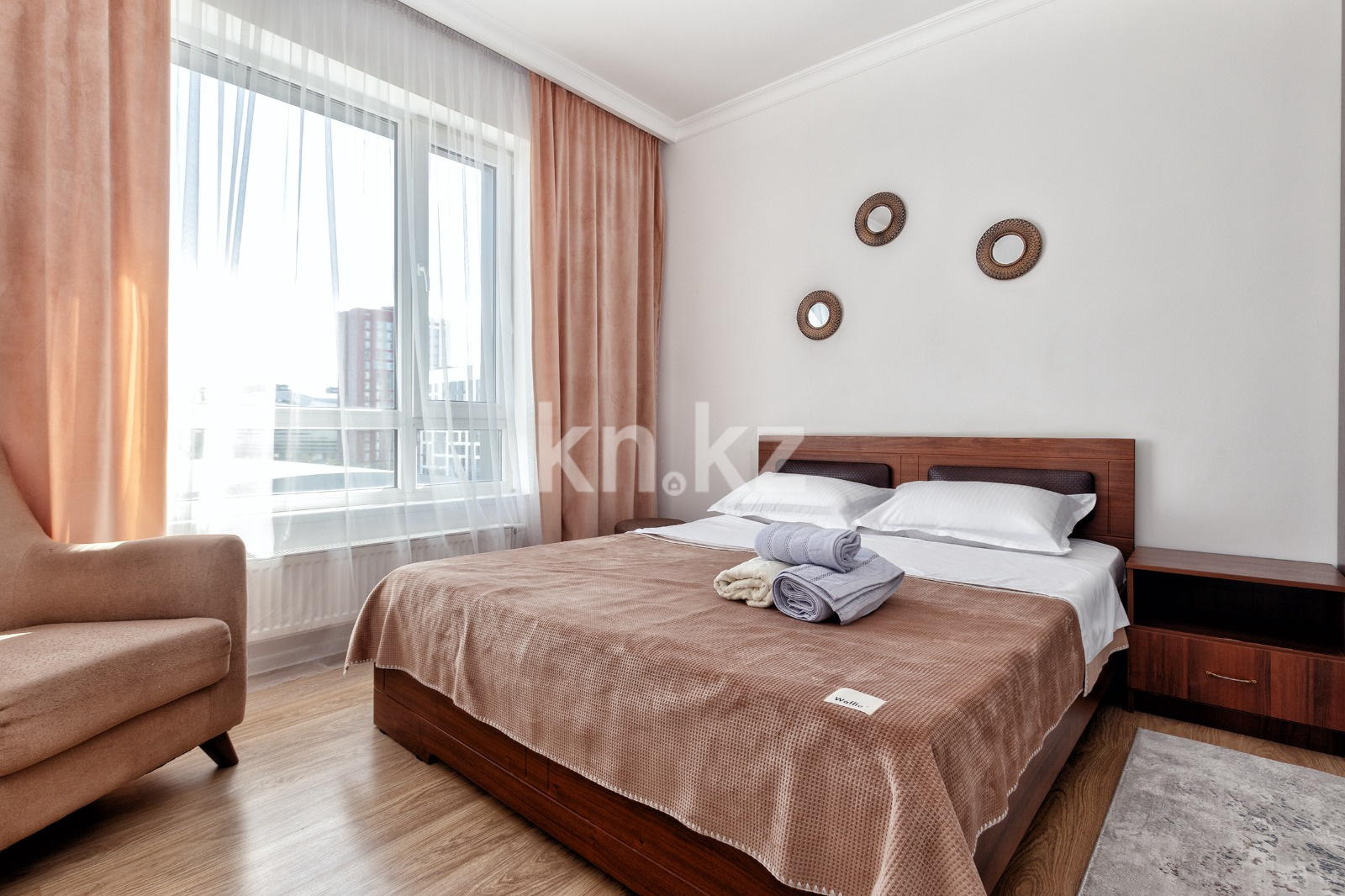 Аренда 2-комнатной квартиры посуточно, 56 м² - Аренда квартир посуточно в Астане фото 1 из 25