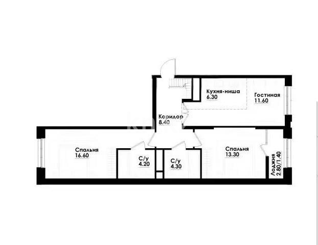 Продажа 3-комнатной квартиры, 66.1 м² - Продажа квартир в новостройках Алматы без посредников - страница 6 фото 1 из 1