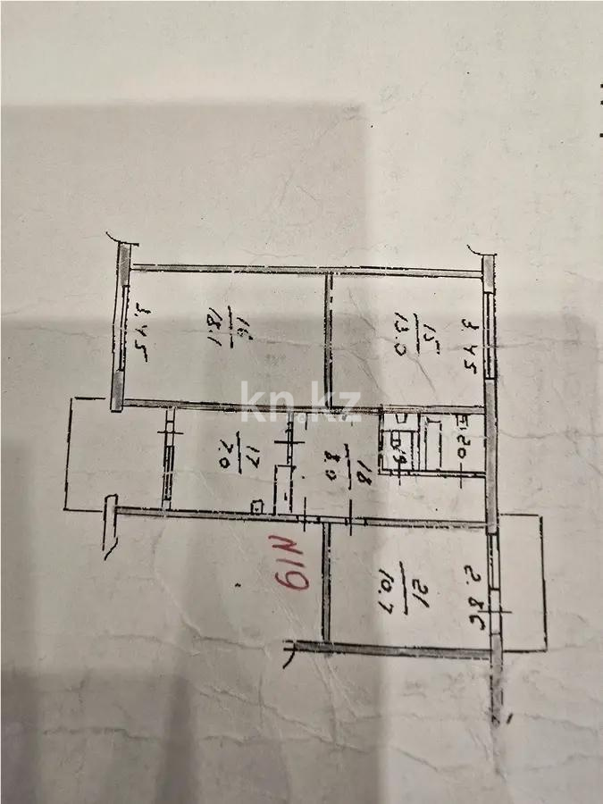 Продажа 3-комнатной квартиры, 60.8 м² в Алматы - фото 7