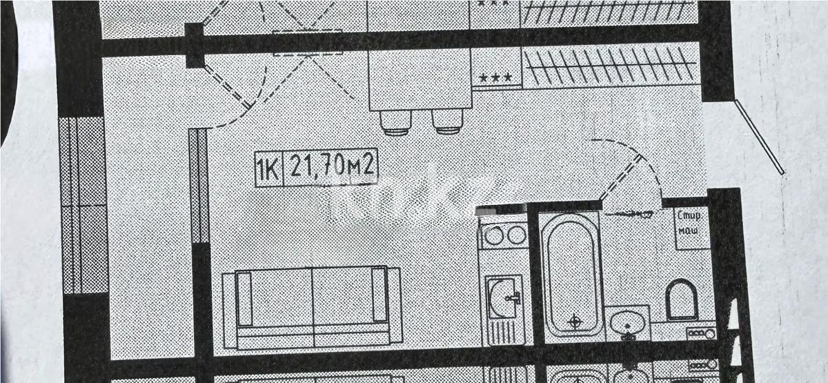 Продажа 1-комнатной квартиры, 22 м² - Продажа однокомнатных квартир в Астане - страница 8 фото 1 из 1