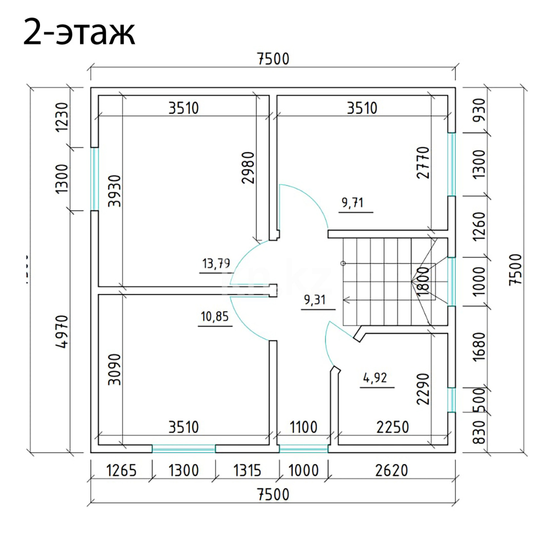 Продажа 4-комнатного дома, 112 м², ул. Акбиик, дом  20 - Продажа  четырехкомнатных домов, коттеджей в Алматы без посредников с фото фото 10 из 10