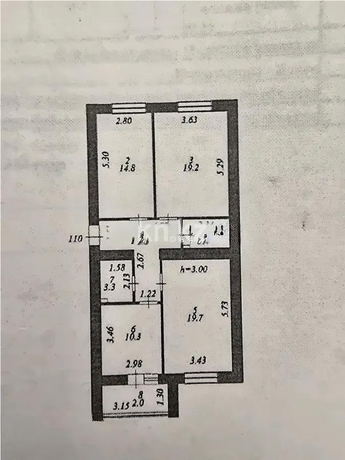 Продажа 3-комнатной квартиры, 83 м² - Продажа квартир в Казахстане - страница 94 фото 6 из 6