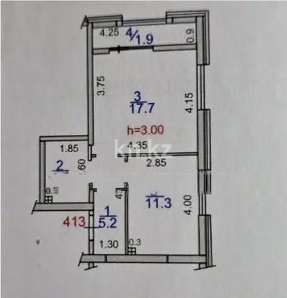 Продажа 1-комнатной квартиры, 40.8 м² - Продажа квартир в Ауэзовском р-не Алматы - страница 2 фото 2 из 2
