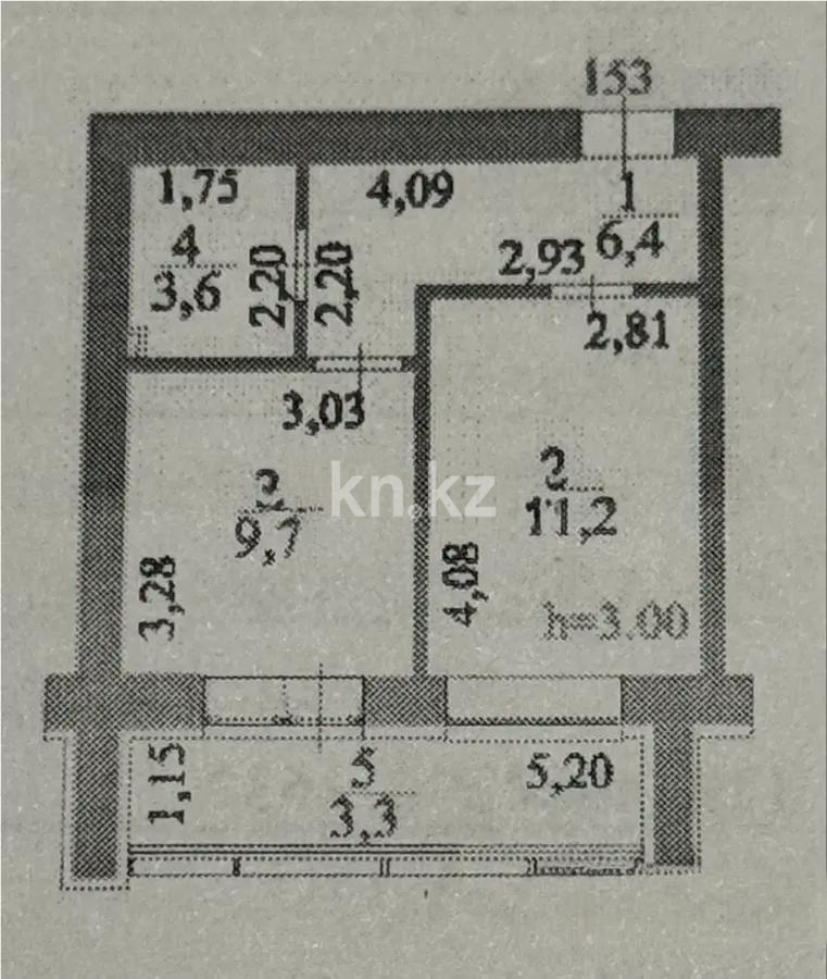 Продажа 1-комнатной квартиры, 35 м² в Астане