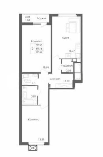 Продажа 3-комнатной квартиры, 70 м² - Продажа трехкомнатных квартир в р-не Есиль Астаны - страница 5 фото 6 из 6