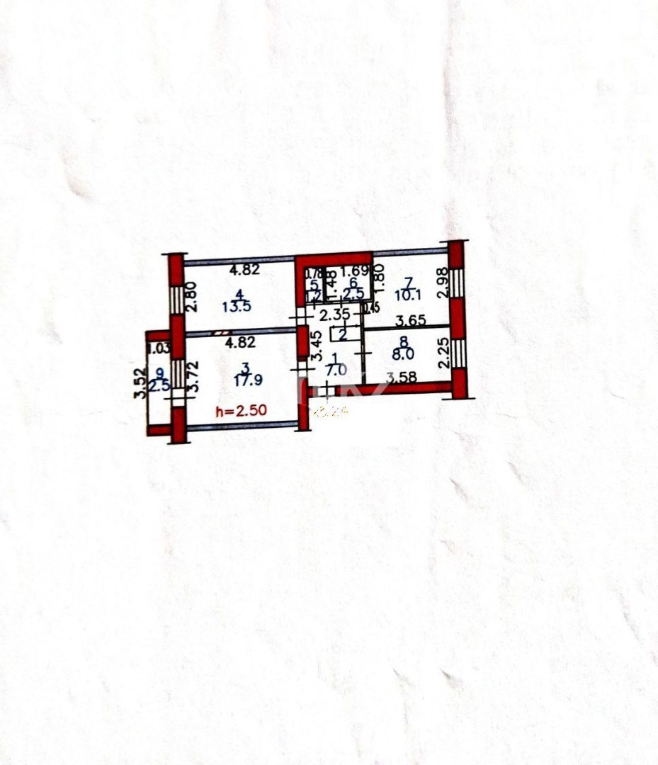 Продажа 3-комнатной квартиры, 63.3 м² - Продажа квартир в Усть-Каменогорске фото 2 из 14