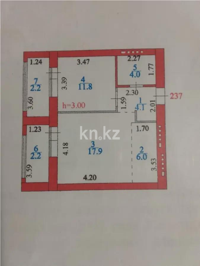 Продажа 2-комнатной квартиры, 48.2 м² в Астане - фото 6