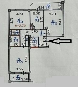 Продажа 3-комнатной квартиры, 87.4 м² в Усть-Каменогорске - фото 27