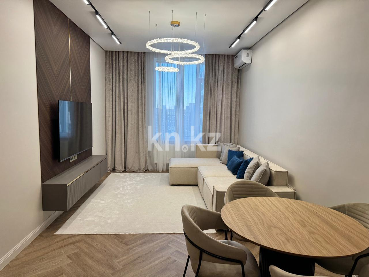 Аренда 2-комнатной квартиры, 55 м², ул. Достык, дом  8 - район Байтерека - Аренда  двухкомнатных квартир помесячно в Астане с фото фото 3 из 10