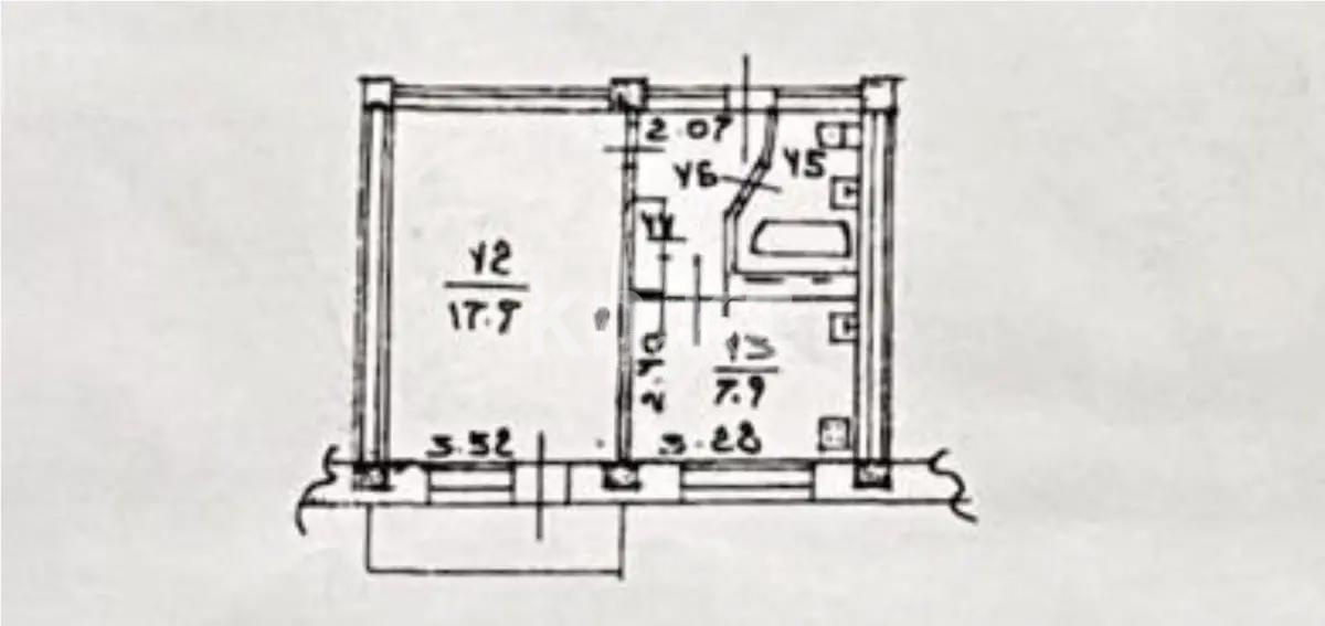 Продажа 1-комнатной квартиры, 34.1 м² - Недвижимость в Алматы фото 4 из 4