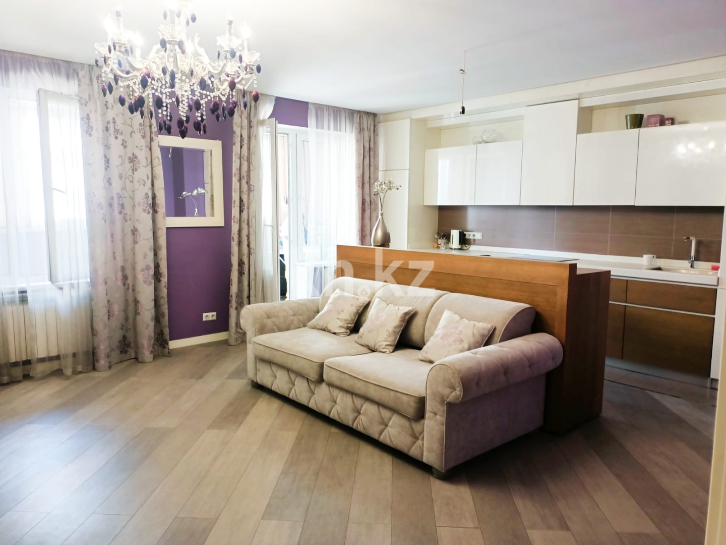 Аренда 1-комнатной квартиры, 48 м², ул. Брусиловского, дом  159 - Кулумбетова - Аренда  однокомнатных квартир помесячно в Алматы фото 10 из 15