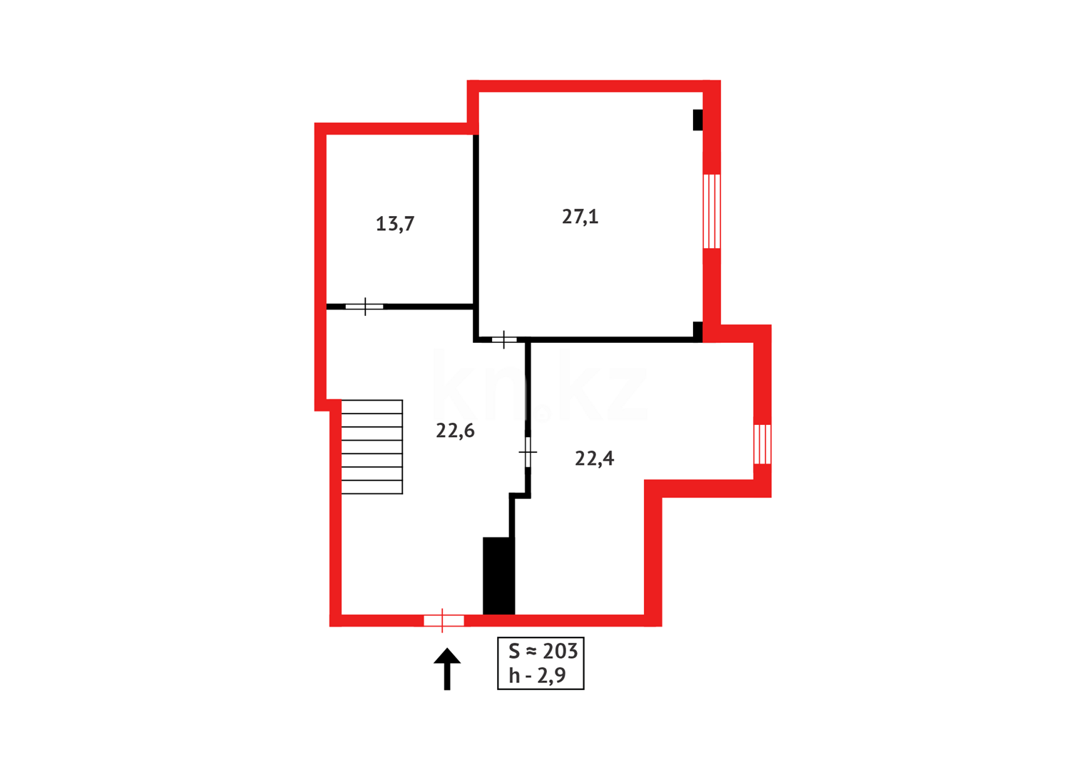 Продажа 4-комнатной квартиры, 202.8 м² - Продажа четырехкомнатных квартир от собственников в Астане - страница 7 фото 15 из 15