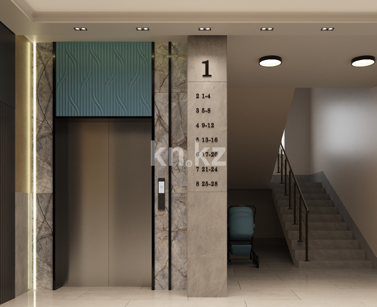 Продажа 2-комнатной квартиры, 61 м², ул. Дюсембекова, дом  34/2 в Караганде - фото 24