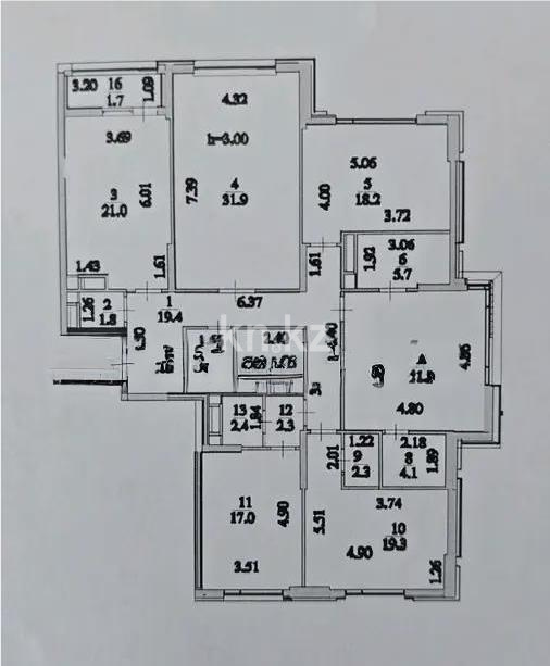 Продажа 5-комнатной квартиры, 178.8 м² - Продажа пятикомнатных и более квартир в Астане - страница 2 фото 2 из 2