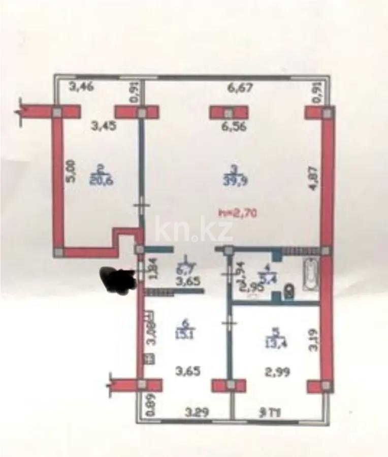 Продажа 3-комнатной квартиры, 101.1 м², ул. Римского-Корсакова, дом  3 в Алматы - фото 7