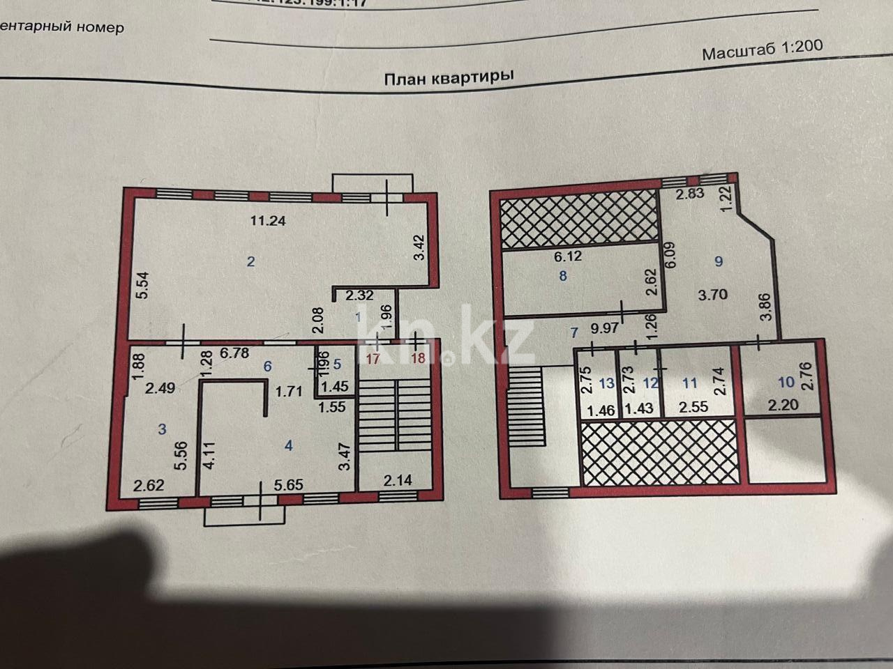 Продажа 4-комнатной квартиры, 180 м², пр. Н. Абдирова - Продажа  четырехкомнатных квартир в Караганде фото 17 из 17