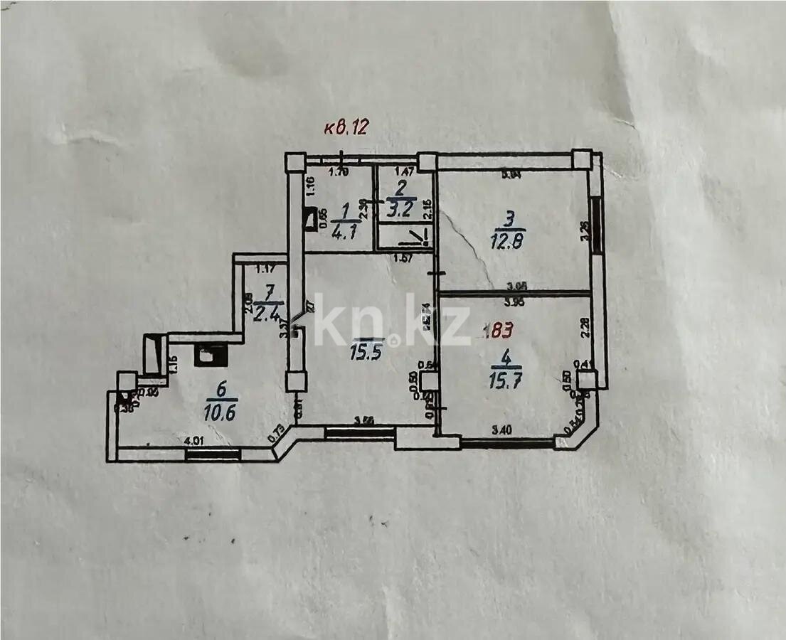 Продажа 3-комнатной квартиры, 65 м² в Алматы - фото 4