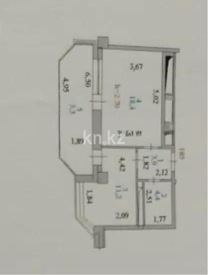 Продажа 1-комнатной квартиры, 41.4 м² в Астане - фото 4