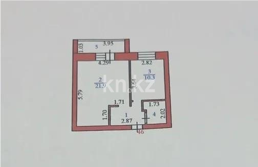 Продажа 1-комнатной квартиры, 42.4 м² в Астане - фото 4
