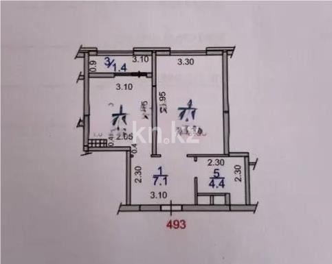 Продажа 1-комнатной квартиры, 41 м² в Алматы - фото 3