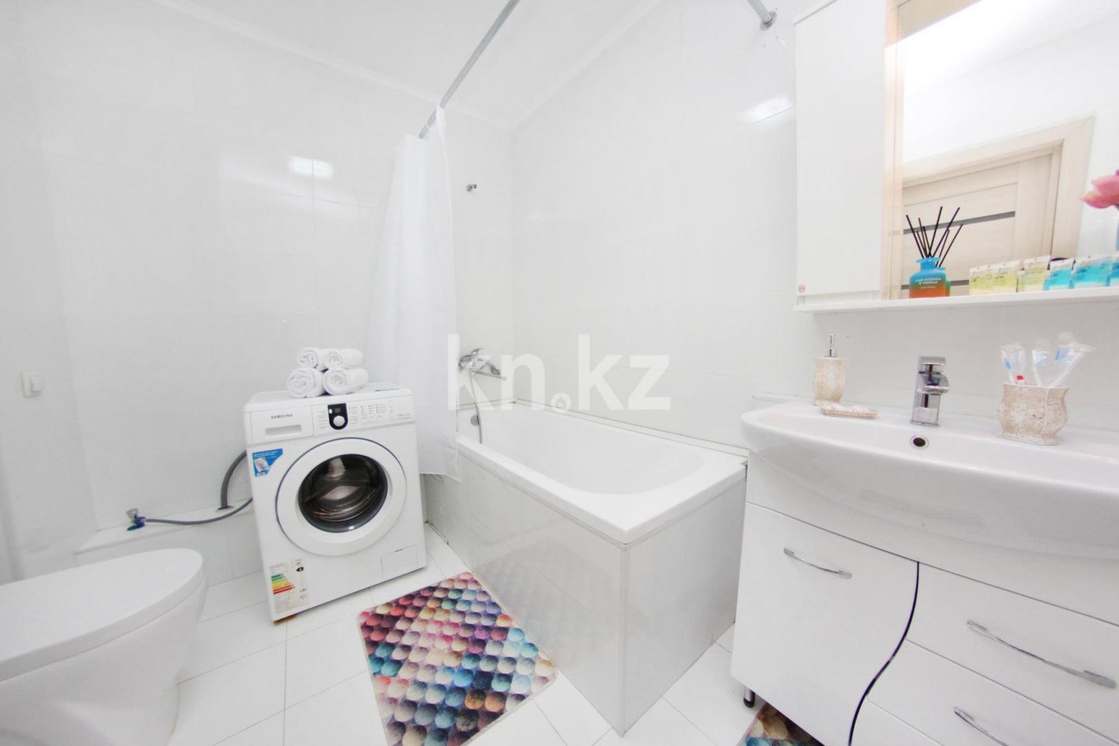 Аренда 2-комнатной квартиры посуточно, 48 м², Каблукова, дом  38г - ул. Торайгырова - Аренда квартир посуточно в Алматы с фото фото 8 из 20