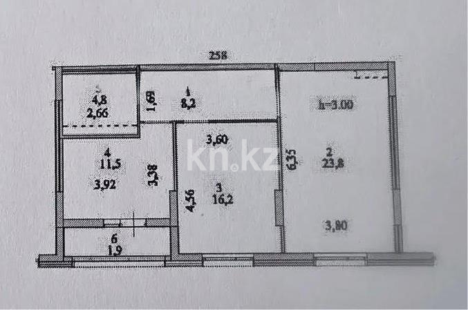 Продажа 3-комнатной квартиры, 66.4 м², ул. Е-429, дом  14/1 в Астане
