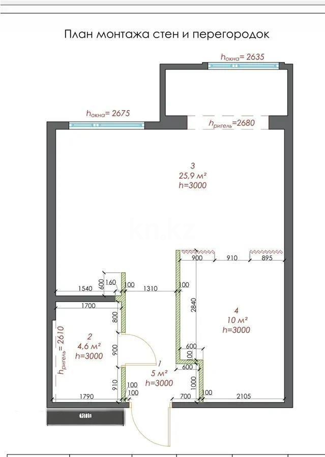 Продажа 2-комнатной квартиры, 46 м² - Продажа квартир в Казахстане - страница 21 фото 1 из 1