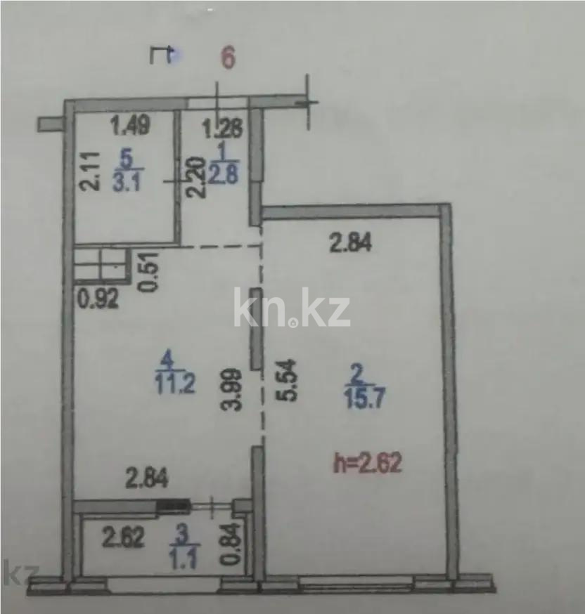 Продажа 1-комнатной квартиры, 34 м² - Продажа однокомнатных квартир в Алматы фото 1 из 1