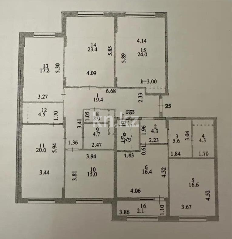 Продажа 6-комнатной квартиры, 183 м², пр. Улы Дала, дом  37 в Астане