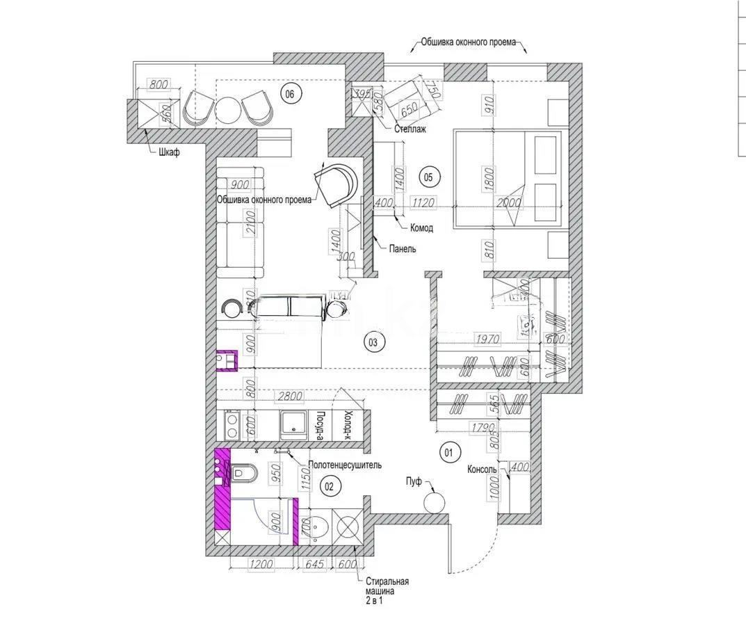 Продажа 1-комнатной квартиры, 56 м² - Продажа квартир в Астане - страница 164 фото 4 из 4