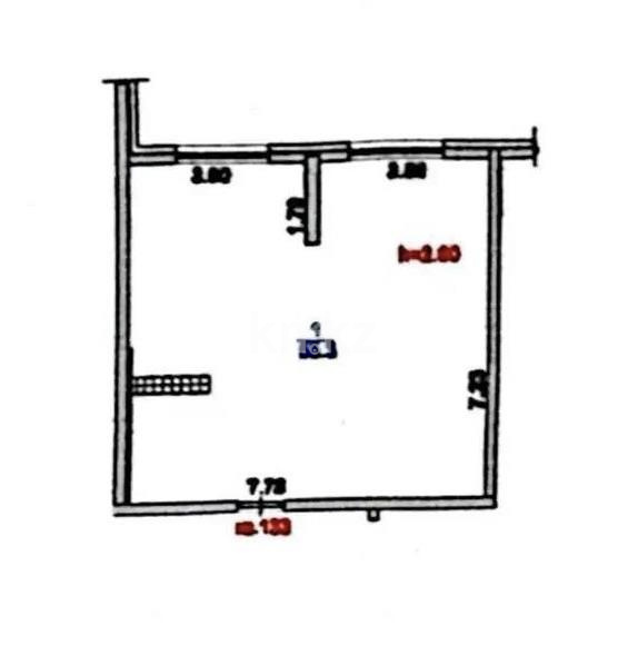 Продажа 2-комнатной квартиры, 55 м², ул. Толе би, дом  285/8 - Продажа  двухкомнатных квартир в Алматы без посредников с фото фото 1 из 1