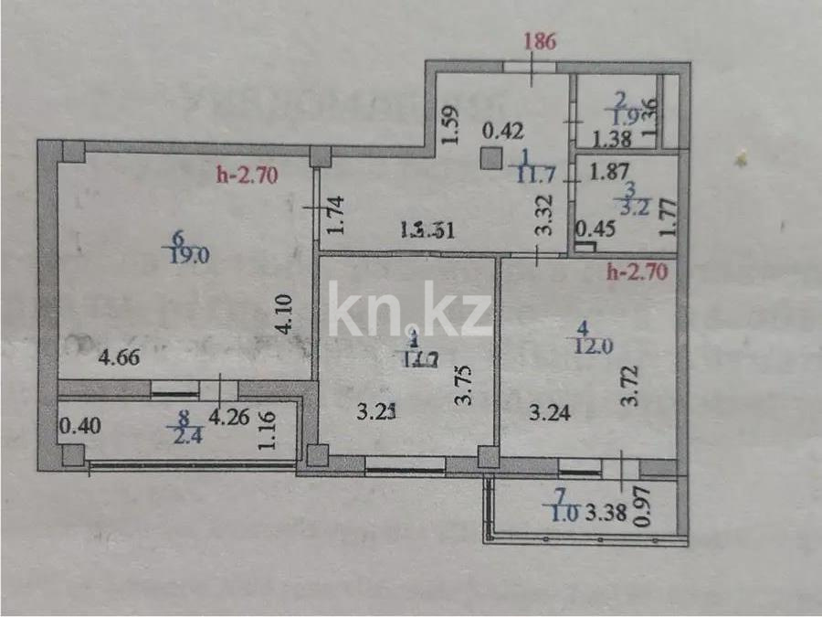 Продажа 2-комнатной квартиры, 63.2 м² - Продажа квартир в Казахстане - страница 22 фото 4 из 4