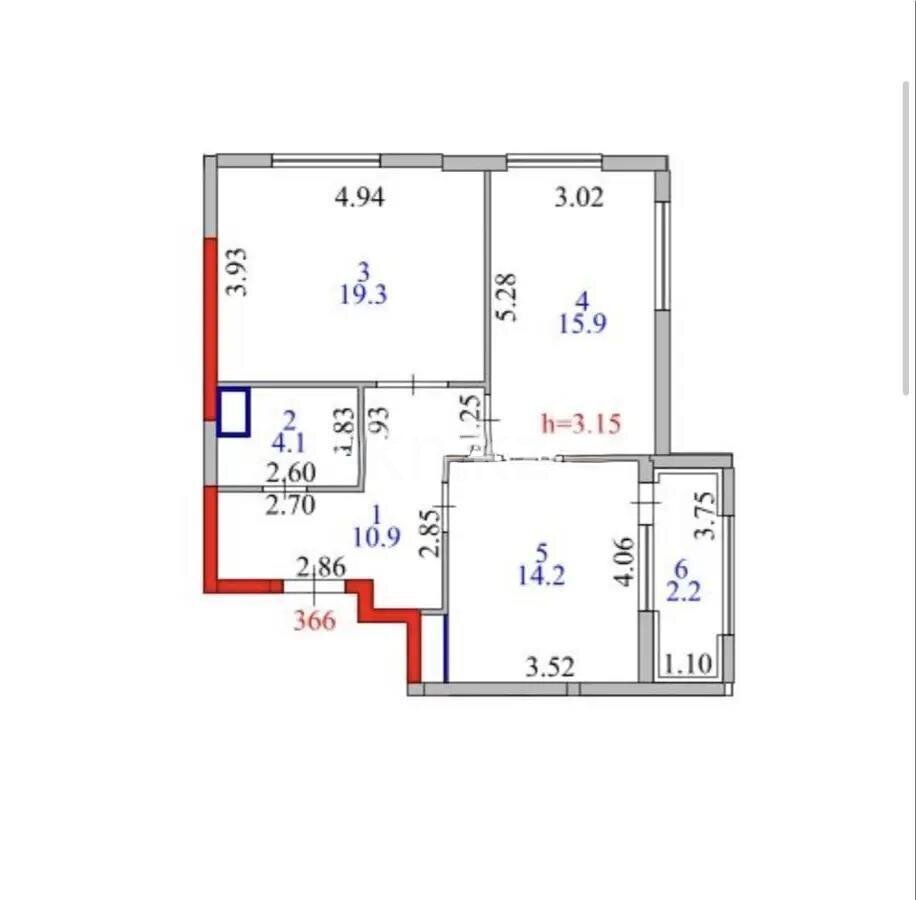 Продажа 3-комнатной квартиры, 67 м² в Астане - фото 4