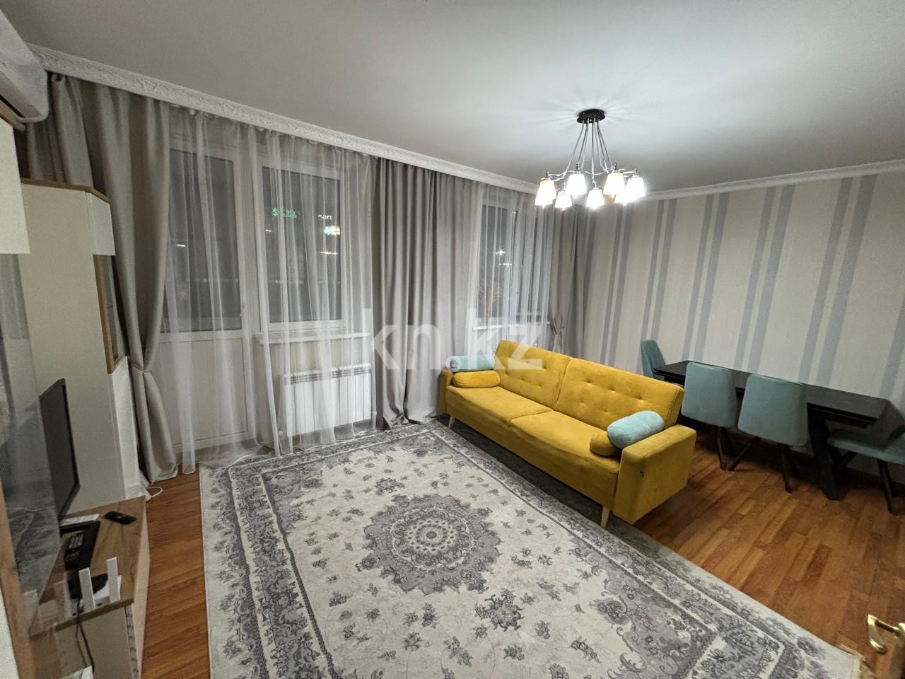 Аренда 2-комнатной квартиры, 95 м², ул. Достык, дом  12 - Аренда  двухкомнатных квартир помесячно в Астане с фото фото 3 из 12